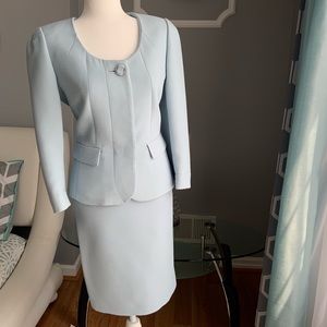 Tahari Baby-blue Suit